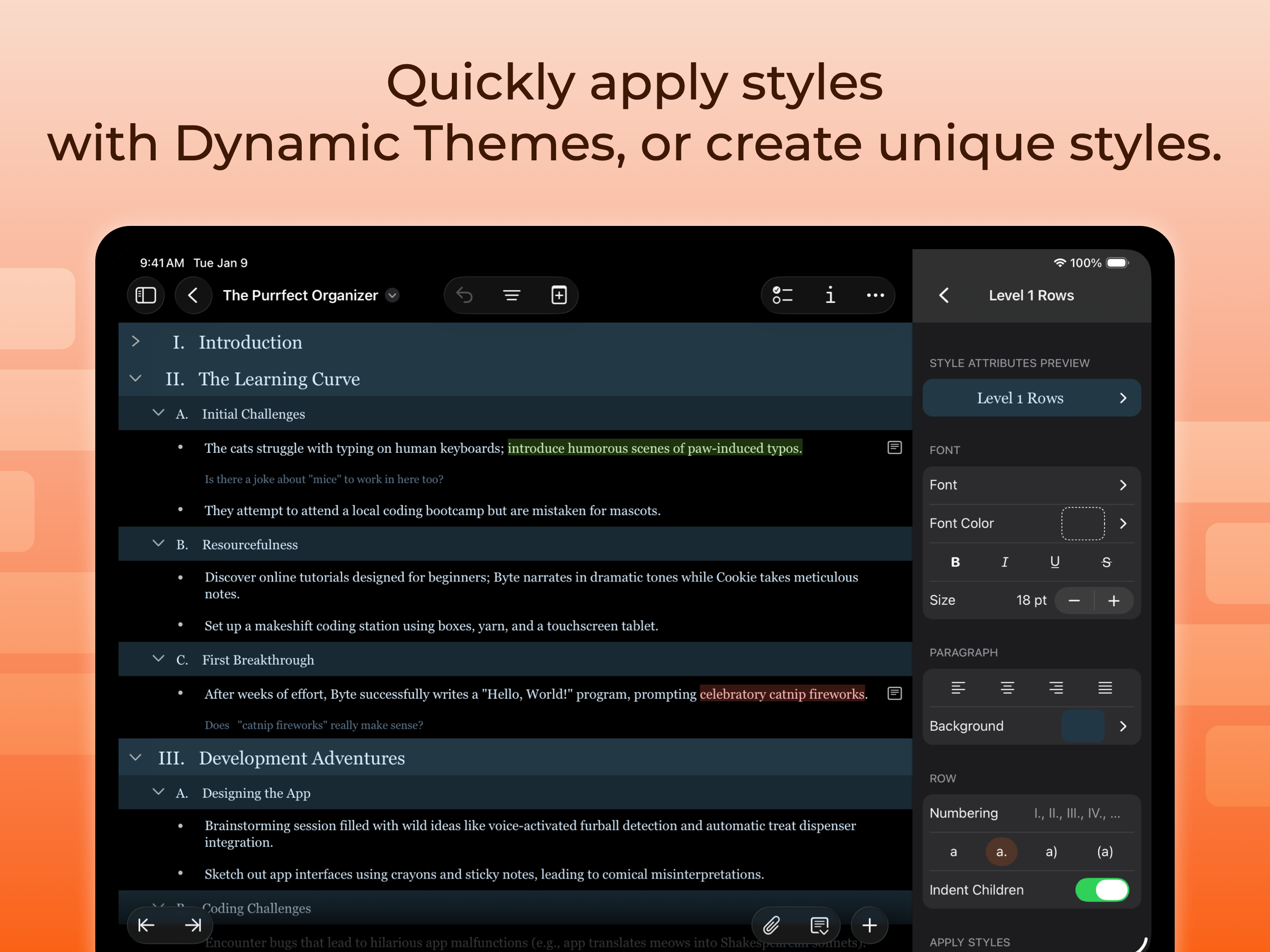 OmniOutliner 6