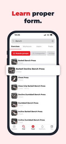 Gymble Workout Tracker Gym Log Screenshot 4 of 6