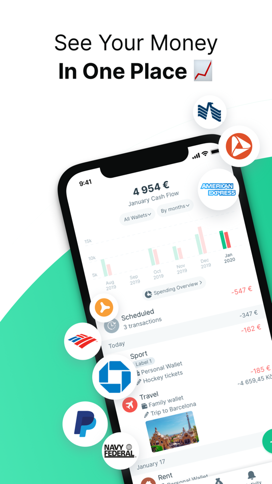 #1. Spendee Budget App & Planner (iOS) Podle: Cleevio s.r.o.