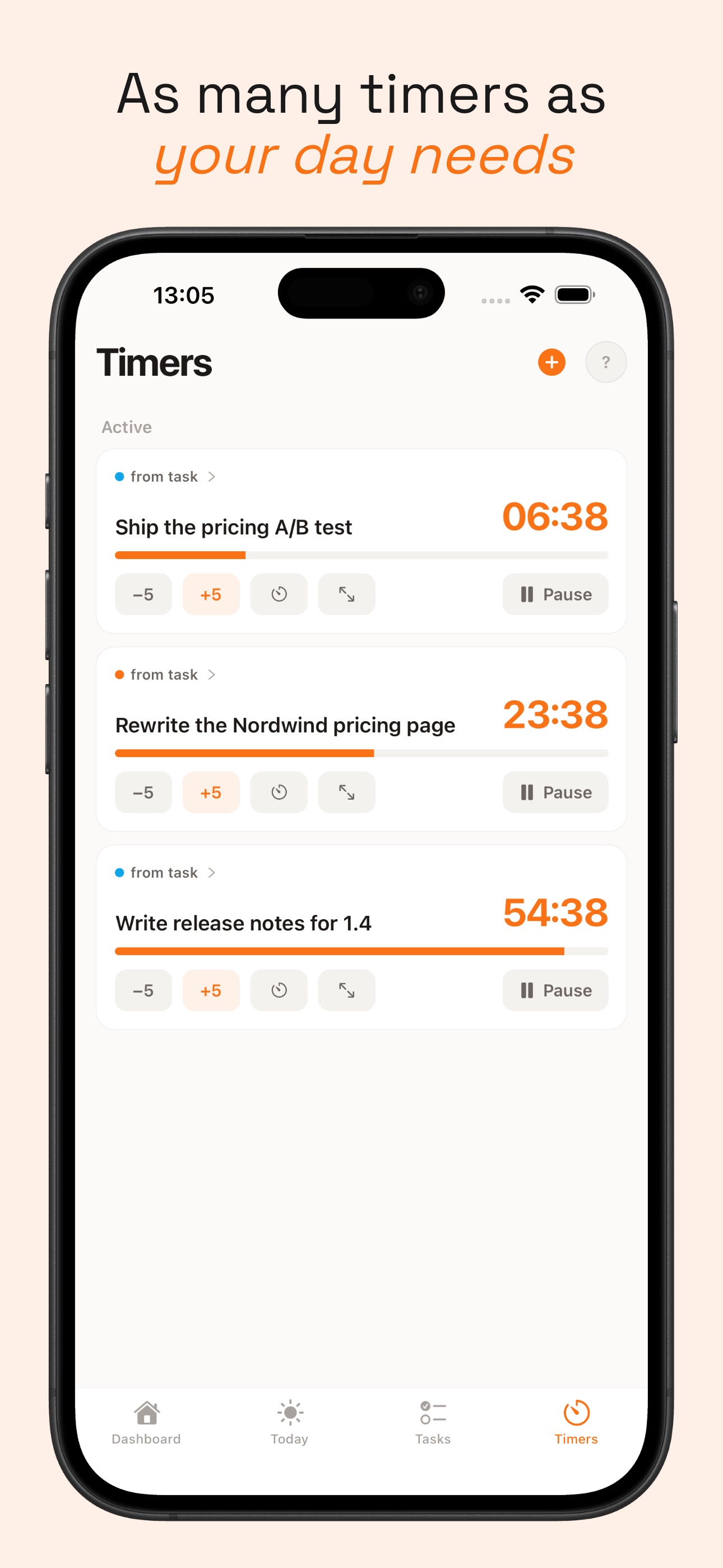 Screenshot 1 of planSync Task&Timers
