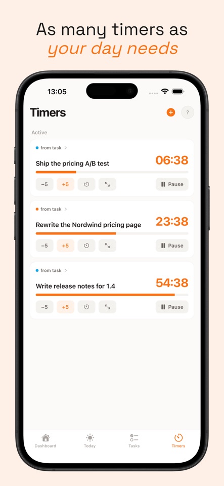 planSync Task&Timers screenshot 1