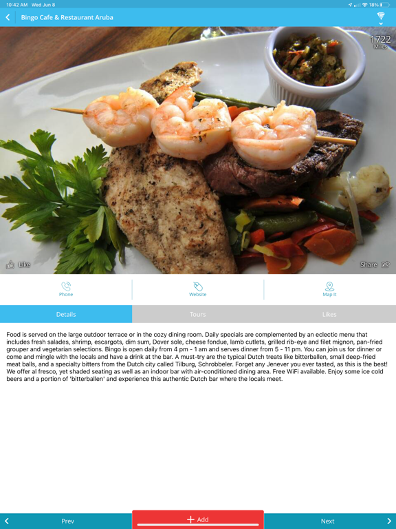 myAruba iPad screenshot 5 - Travel app