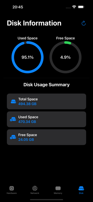 ‎Device System Services Screenshot