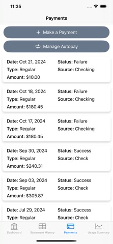 Middle Tennessee Natural Gas iPhone screenshot