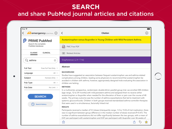 Emergency Central iPad screenshot 6 - Medical app