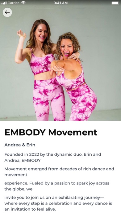EMBODY Movement iPhone screenshot 8 - Health & Fitness app