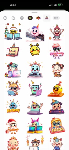 Blog Day Creator Stickers screenshot