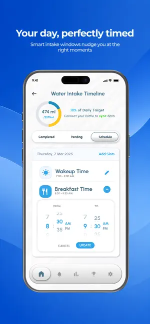 Sipnudge: Smart Water Bottle screenshot 3