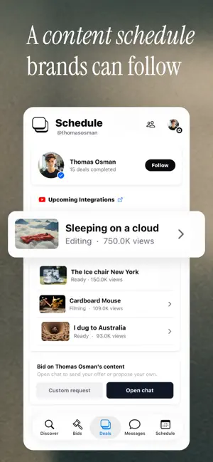Sponsorly for brand deals screenshot 2