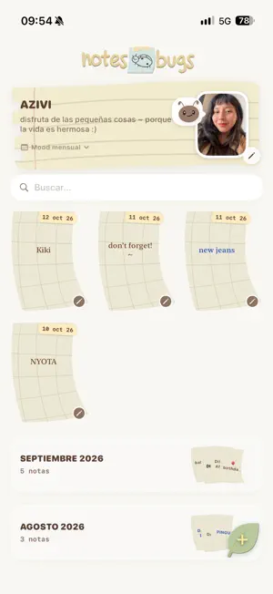 notes and bugs screenshot 1