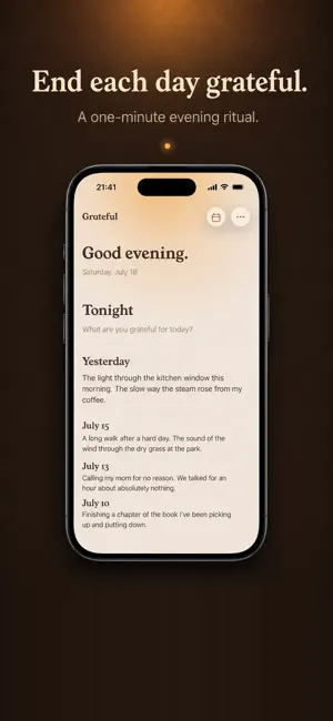 Merely - A Gratitude Journal screenshot 1