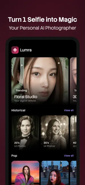 Lumra: AI Photos & Avatars screenshot 2