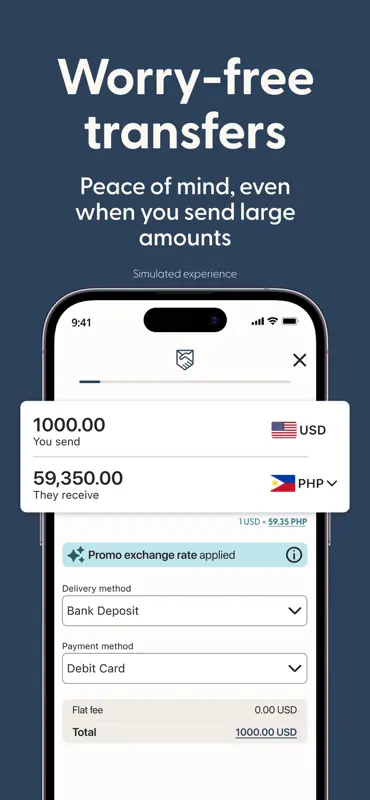 Remitly: Send money & transfer screenshot 2 of 8