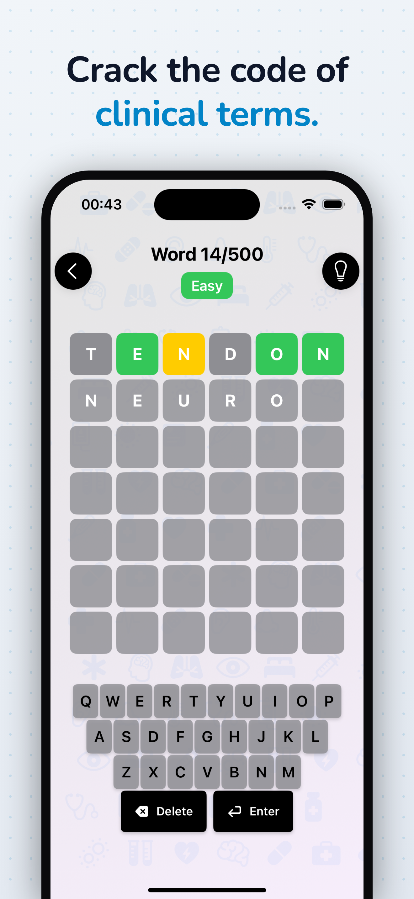 Medical Words: Puzzle Game