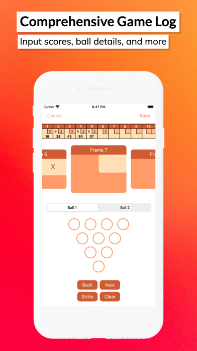 LuckyStrike - Bowling Tracker Screenshot