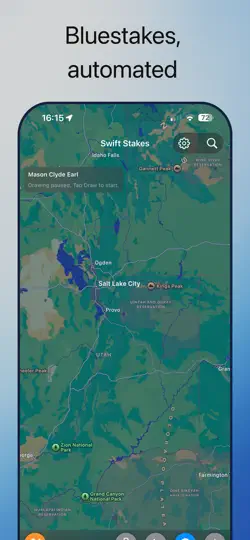 Swift Stakes: Blue Stakes Utah iPhone Screenshot 1