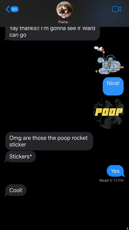 Poop Rocket Stickers