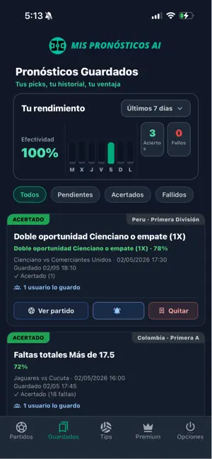 Mis Pronósticos AI iPhone screenshot 5