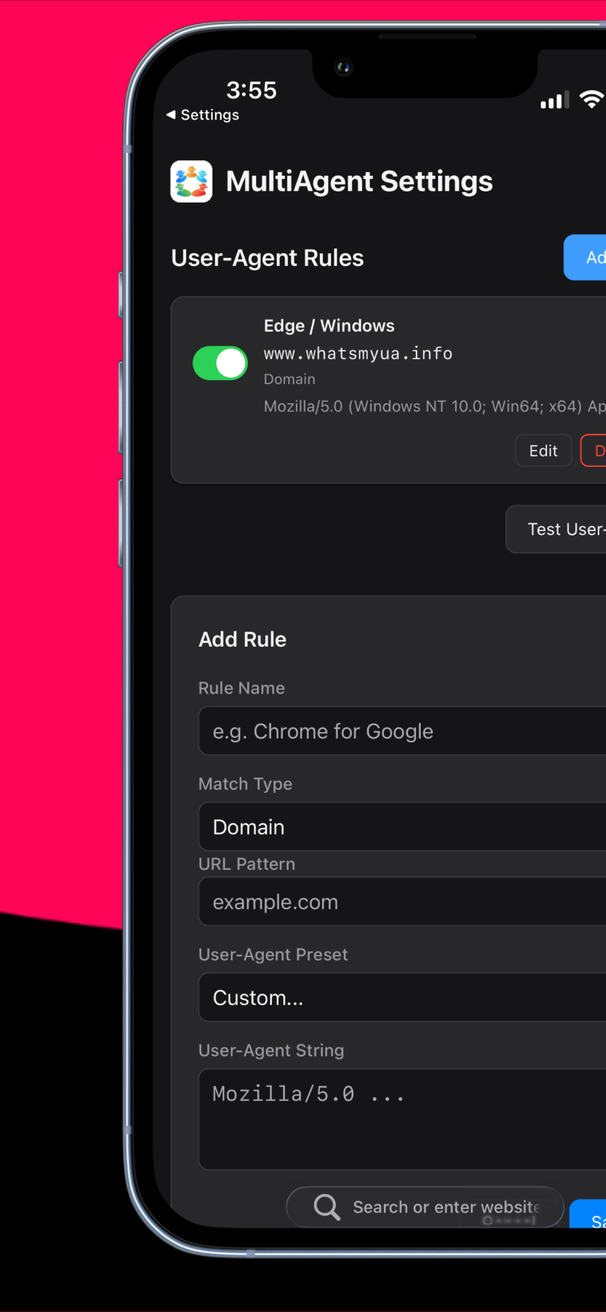 MultiAgent – Web Extension