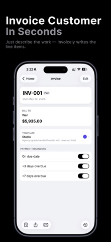 Invoicely: AI Invoice Maker Screenshot 7 of 10