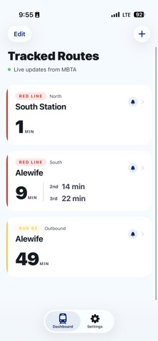 Next MBTA Screenshot 3 of 6
