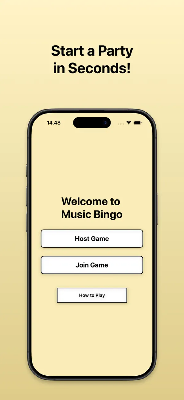 #1. Music Bingo - Party Starter (iOS) By: Bertram Mohr