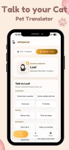 Cat Translator Cat to Human AI iPhone screenshot
