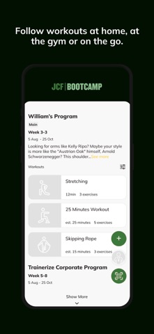 JCF Boot Camp Screenshot 3 of 6