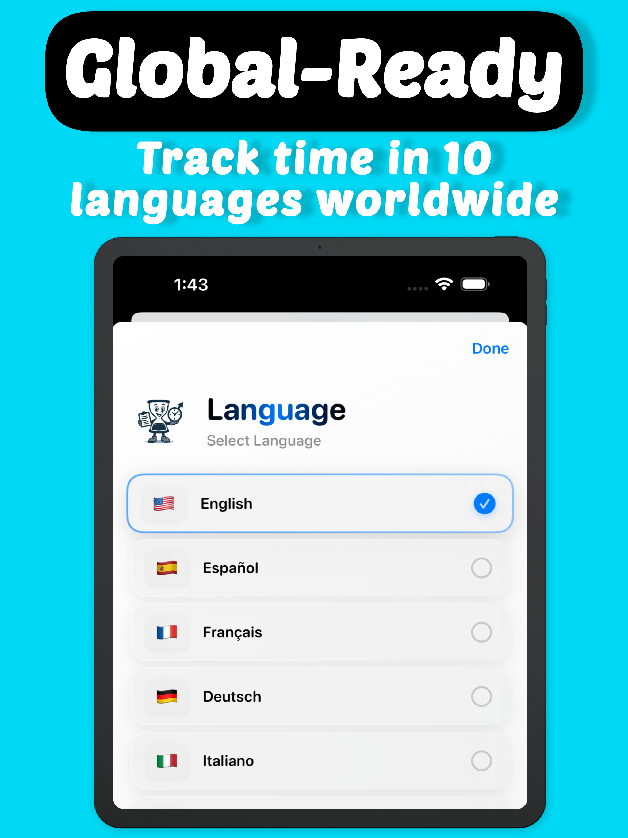 WorkTime: Hours Tracker