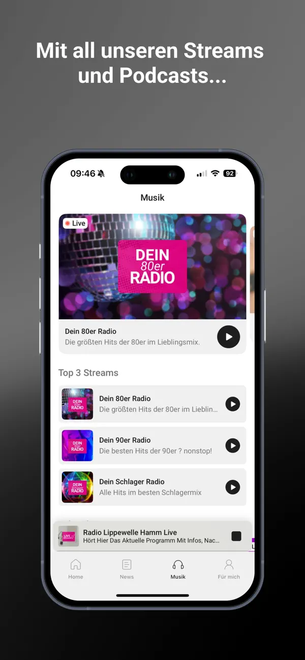 Screenshot #3 pour Radio Lippewelle Hamm
