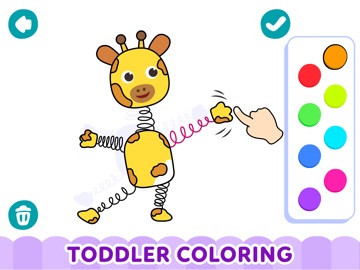 Toddler Coloring & Color Book iPad screenshot