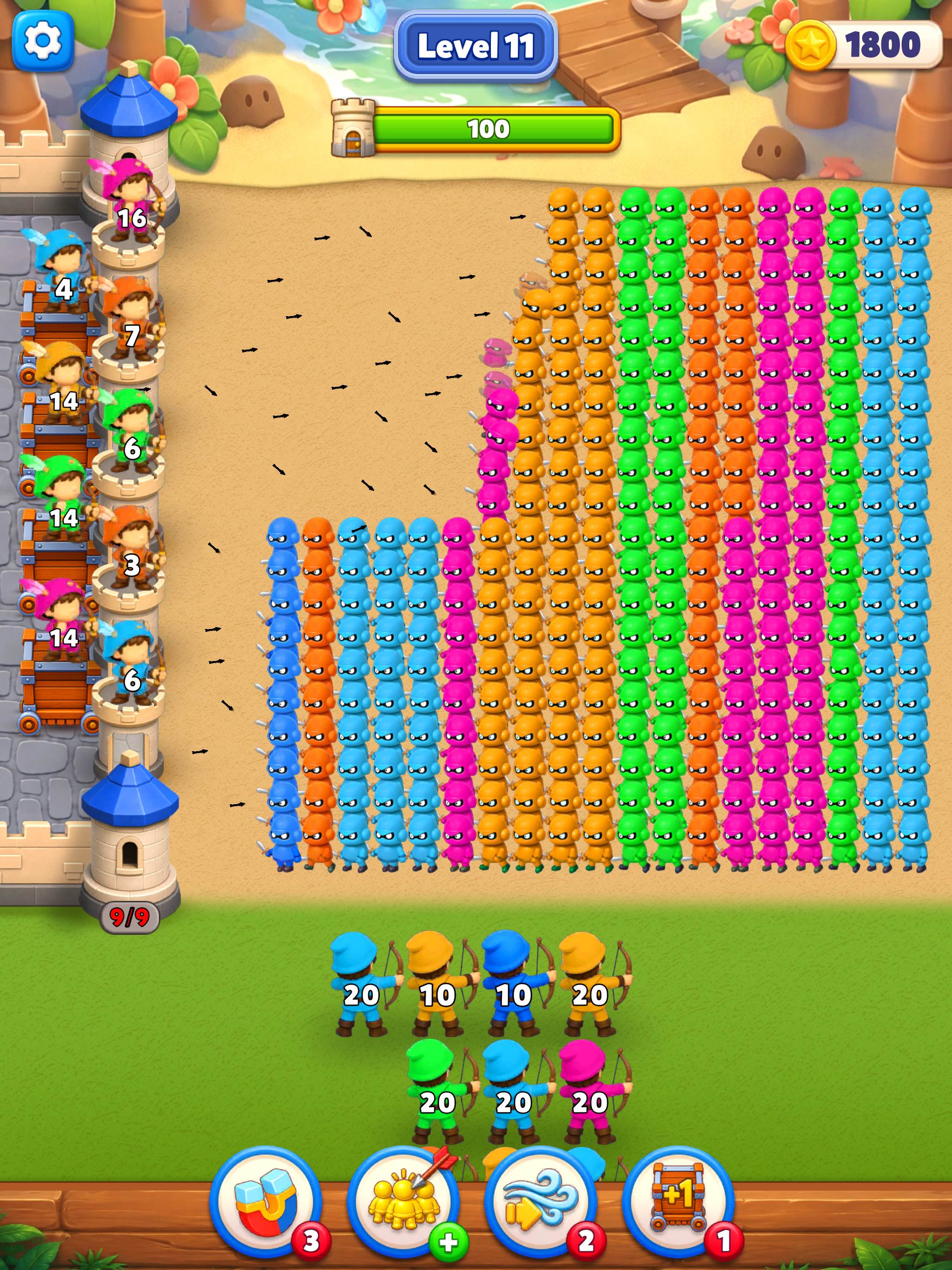 Arrow Rush: Castle defense screenshot 6