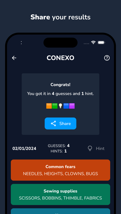 Conexo Screenshot