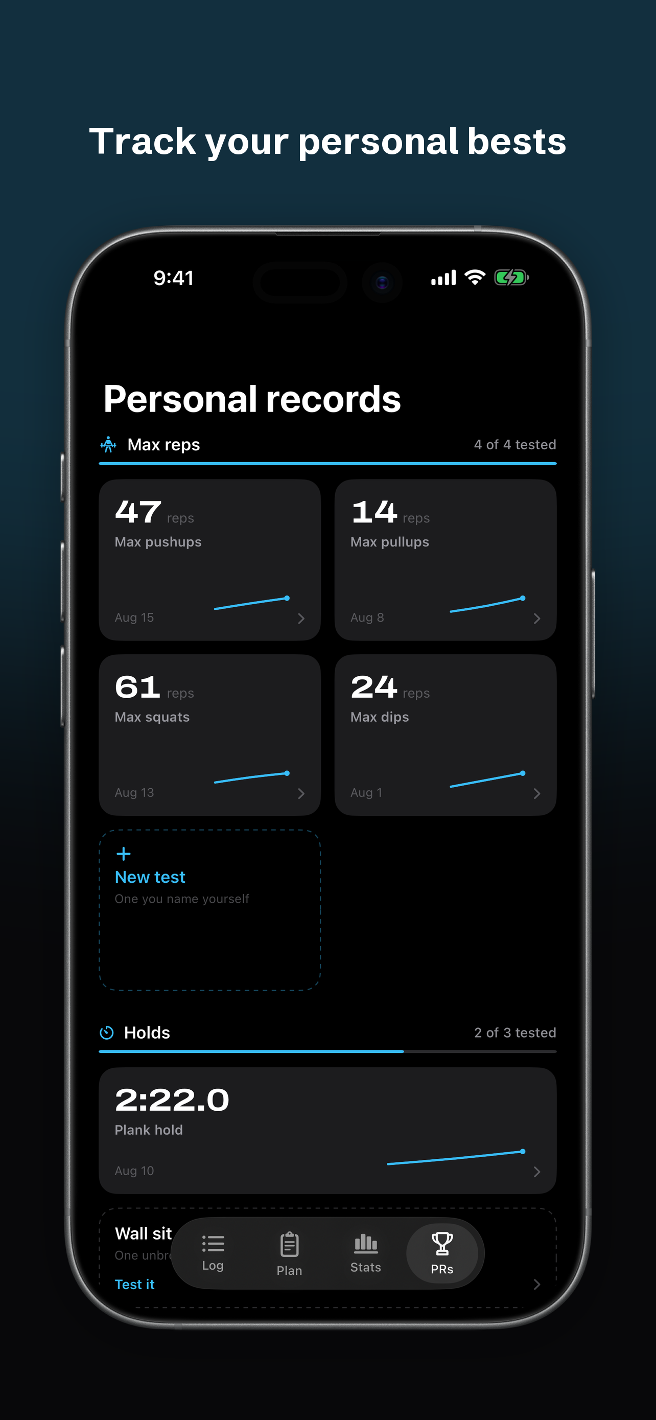 Rung: Calisthenics Tracker screenshot 4