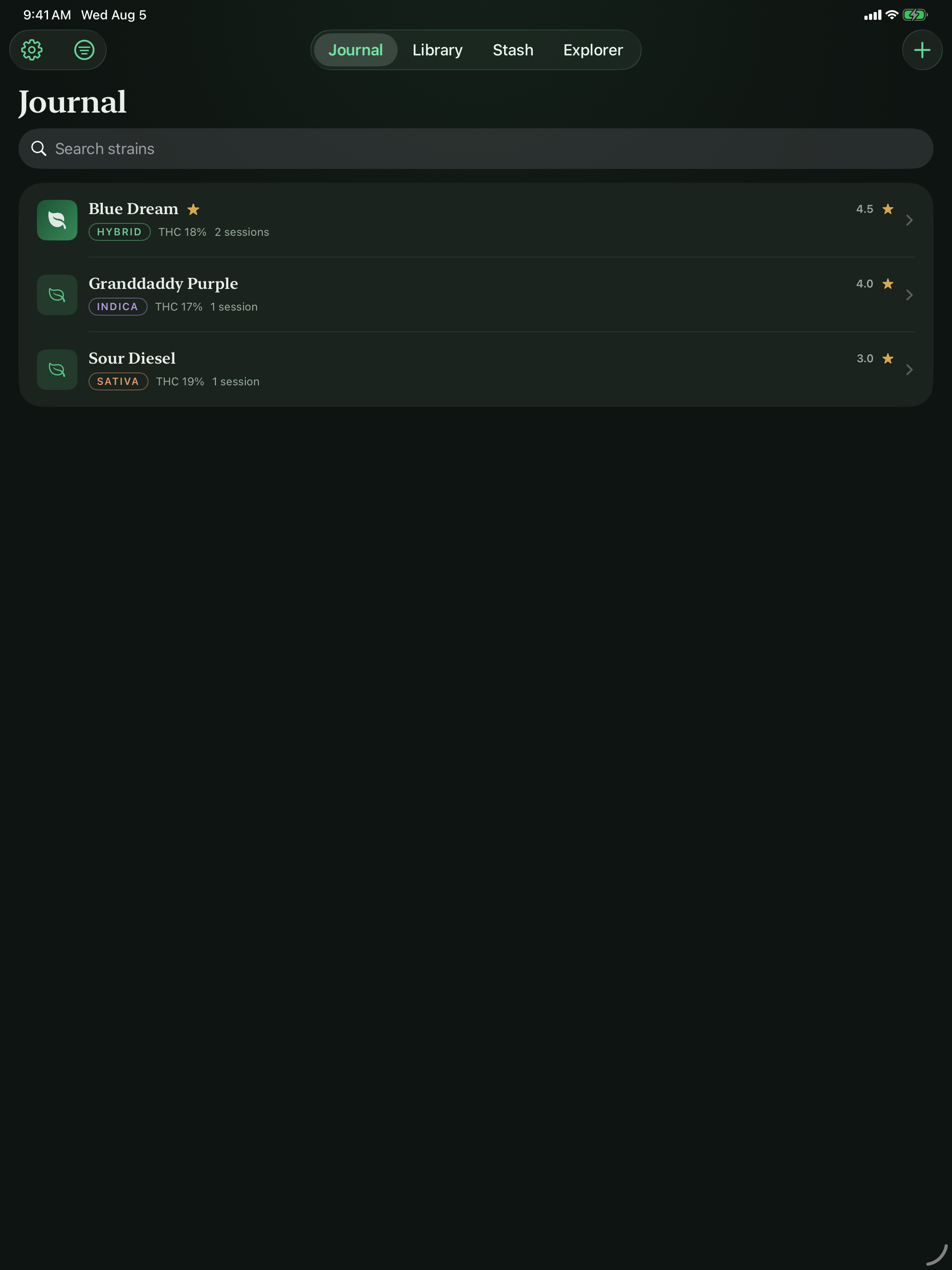 Leaflog — Cannabis Journal screenshot 6