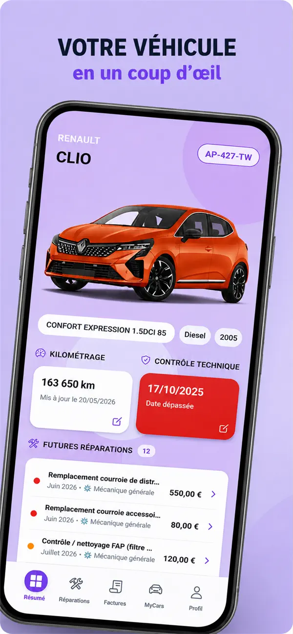 Screenshot #2 pour MyCars - Entretien Voitures IA