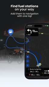 Kurviger Motorcycle Navigation screenshot