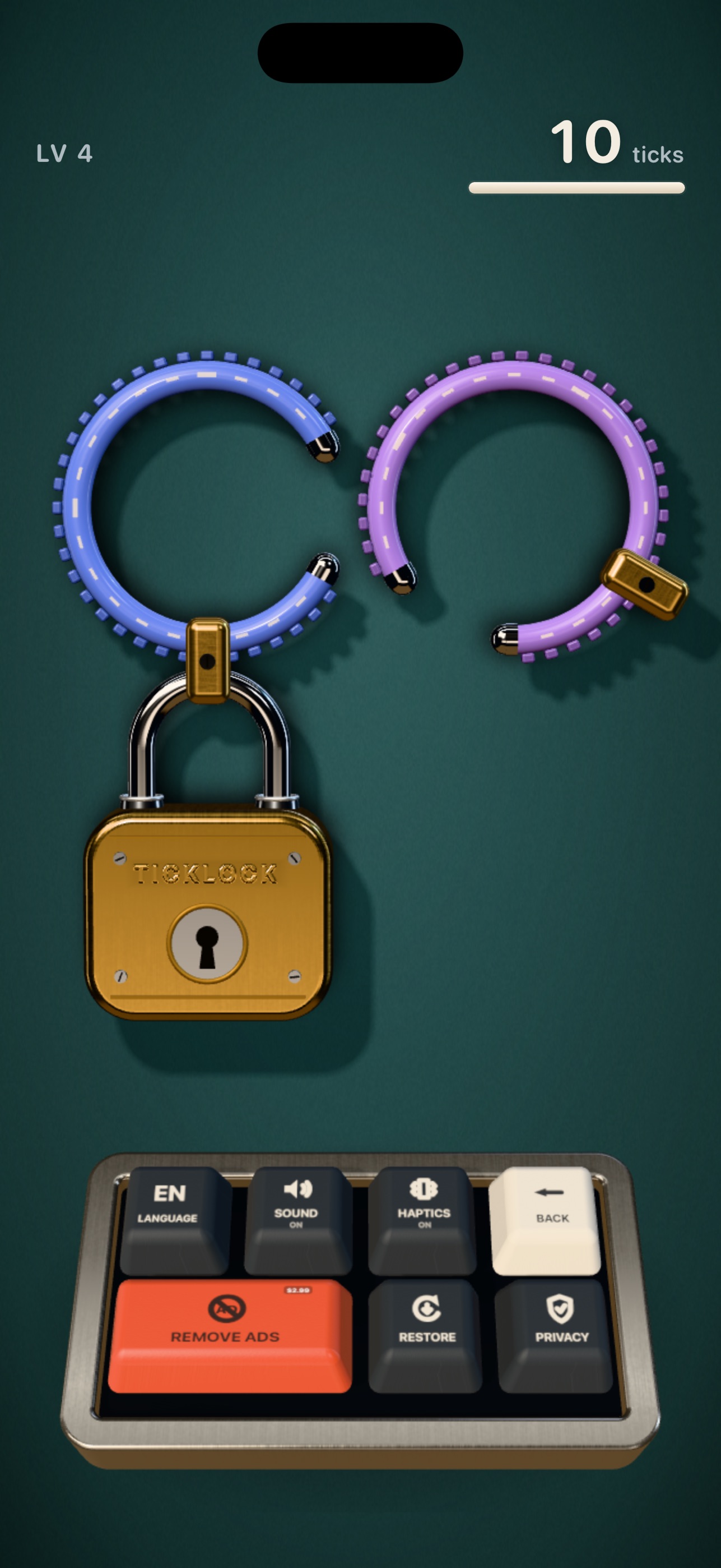 Screenshot 5 of TickLock: Ring Lock Puzzle