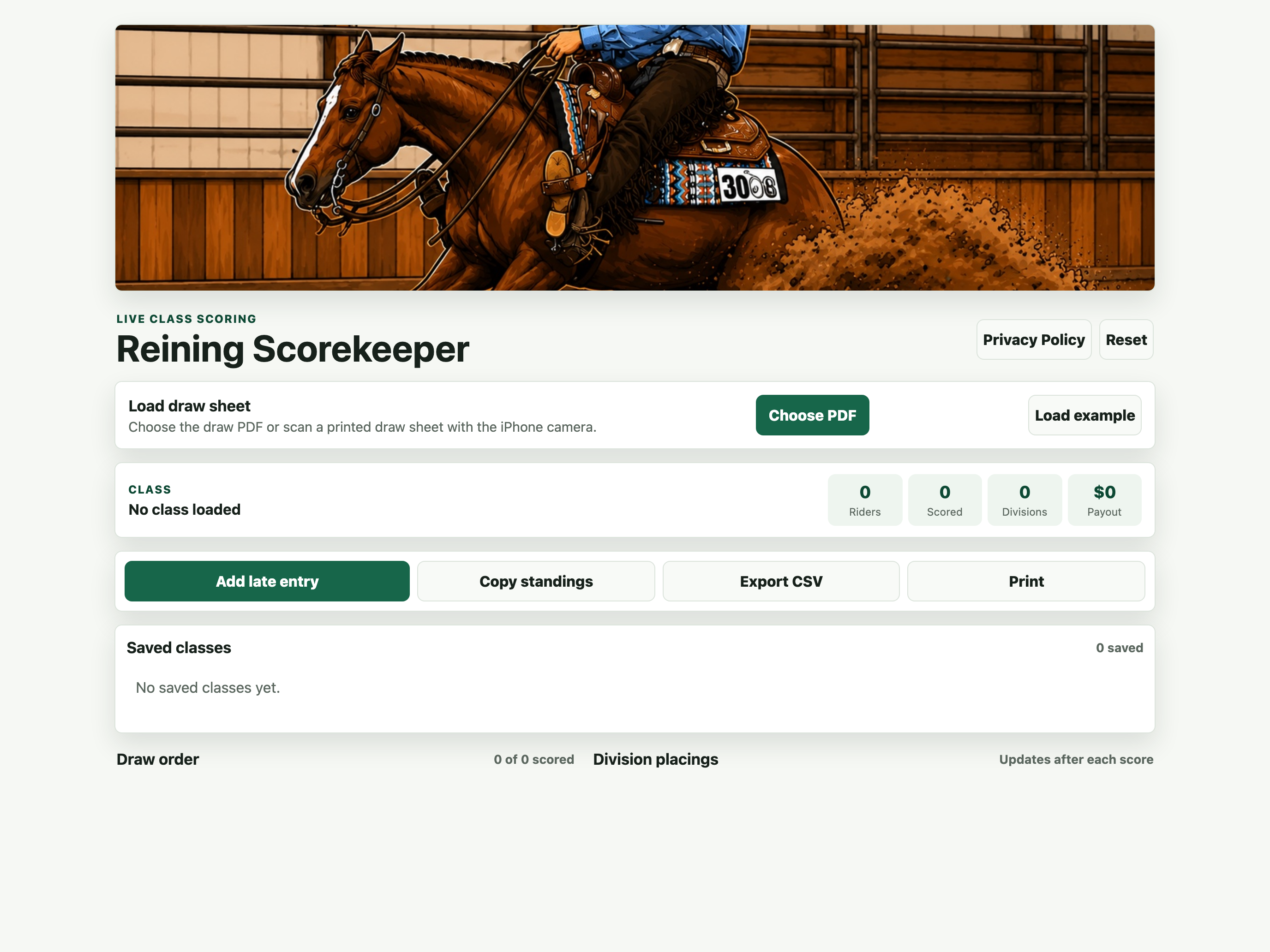 Reining Score Keeper screenshot 6