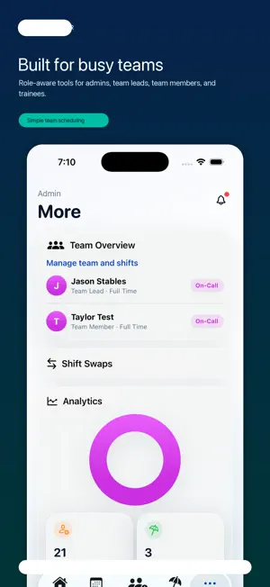 Shift Manager: Team Schedule screenshot 3