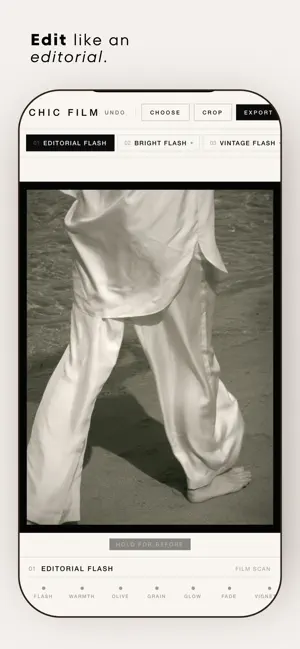 Chic Film: Photo Editor screenshot 2