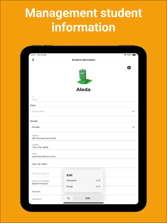 App screenshot