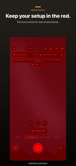 Blackout Camera screenshot 3