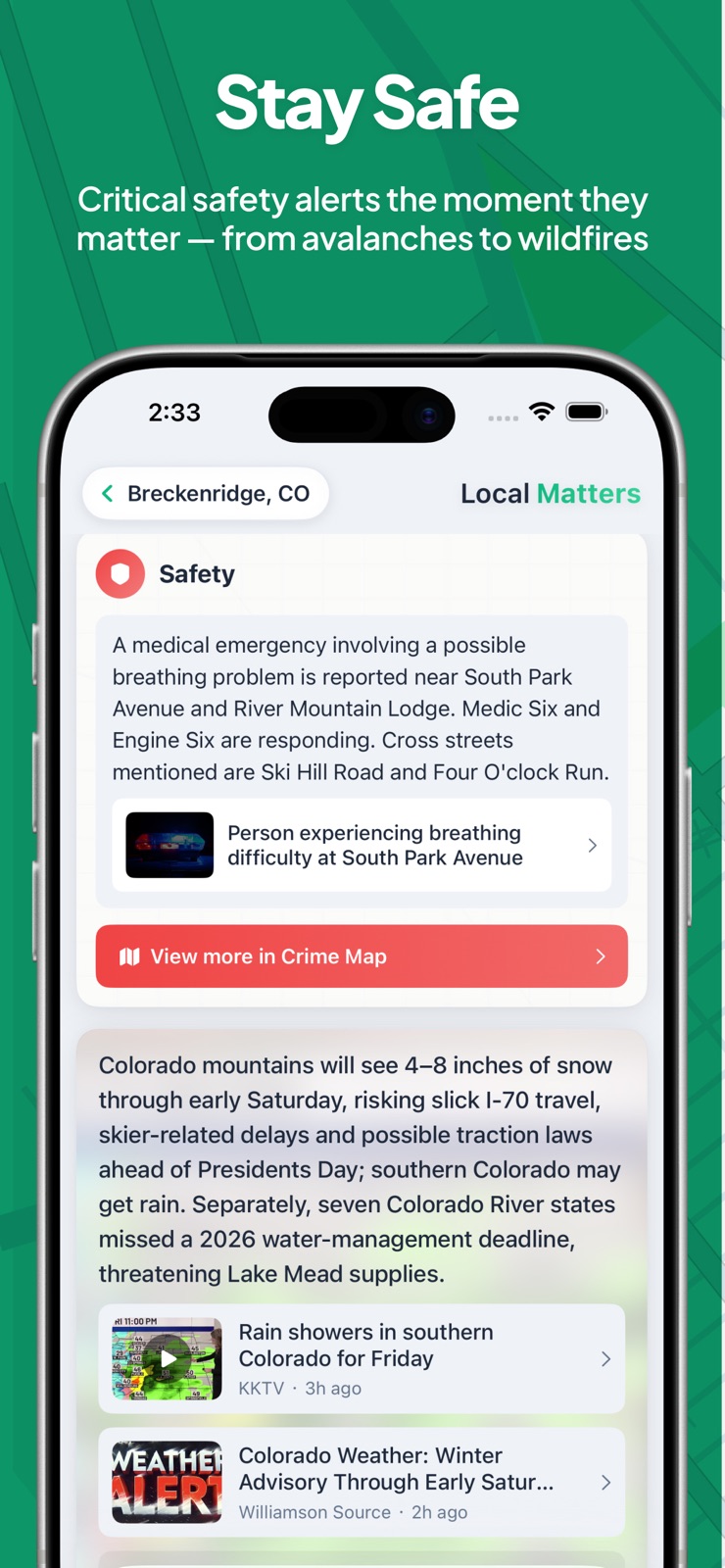 Local Matters: Where You Live iphone screenshot 4