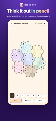 Hexagoku: Hex Sudoku Screenshot 7 of 8
