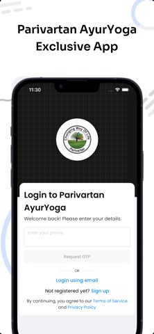 Parivartan AyurYoga screenshot