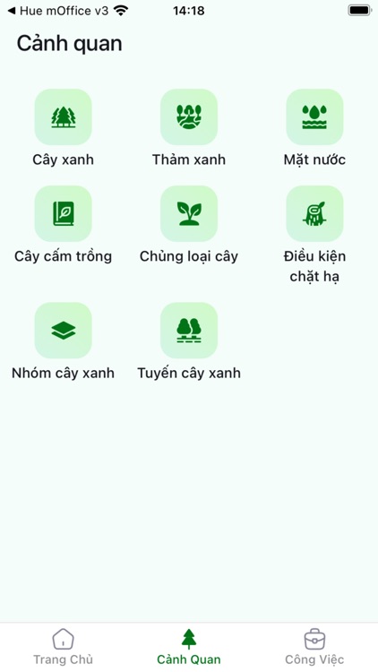 QL cây xanh, cảnh quan