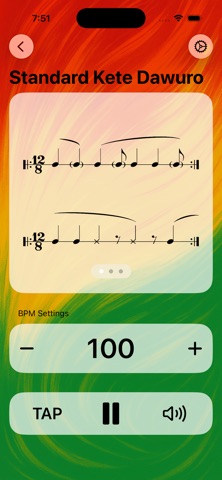 Gankogui Lite iPhone screenshot