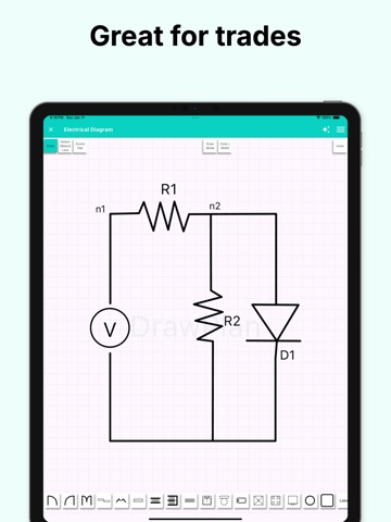 DrawPlan iPad screenshot