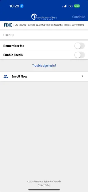 First Security Bank of Nevada screenshot 2